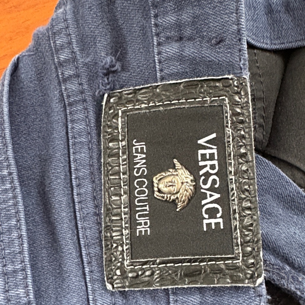 Versace Dark Blue Jeans - Picture 1 of 8